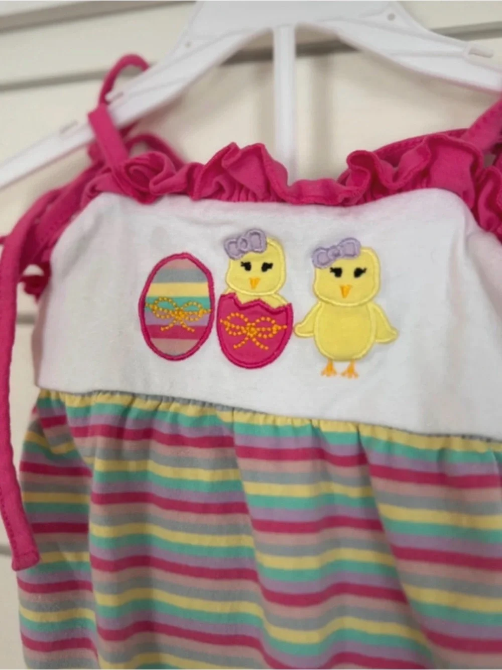 Abby & Evie Easter Romper - 18M